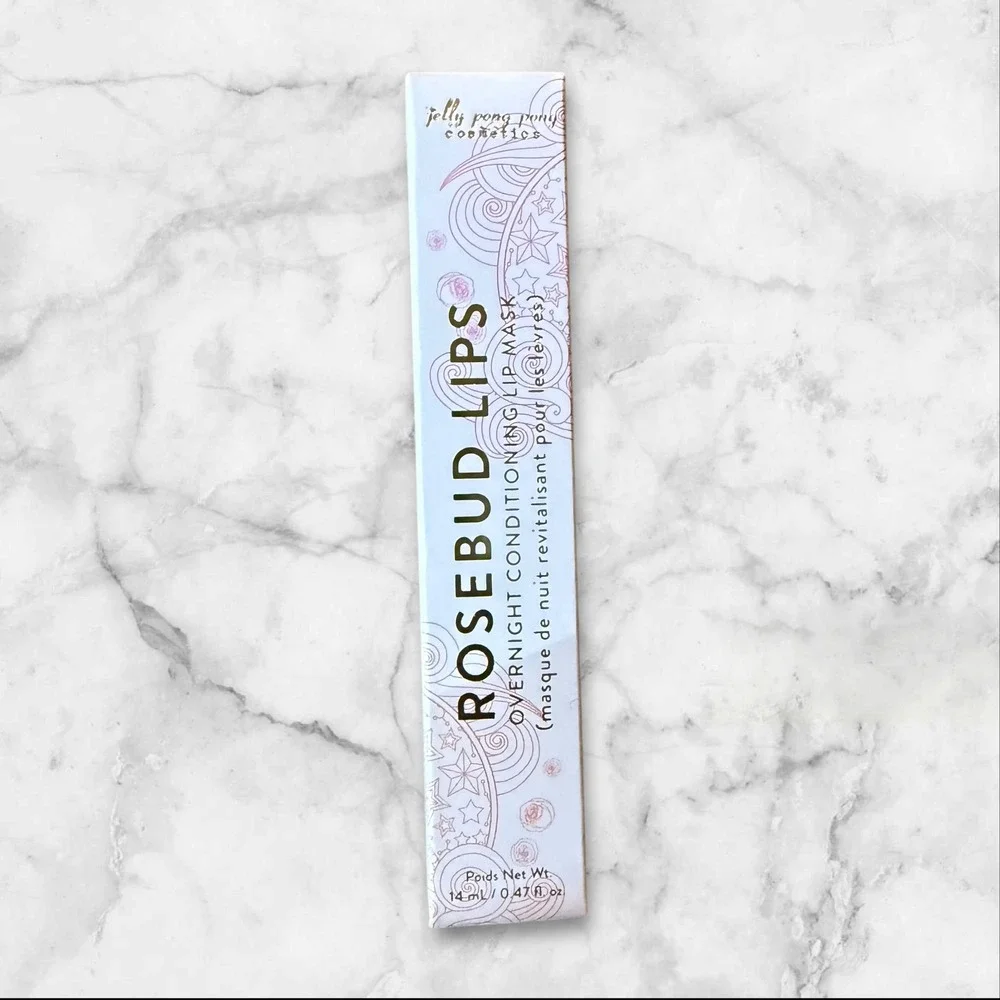 5/$20 JELLY PING PONG Rosebud Lip‎ Overnight Conditioning Lip Mask Care Balm